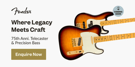Fender 75th Anniversary Telecaster & Precision Bass | Swee Lee Singapore