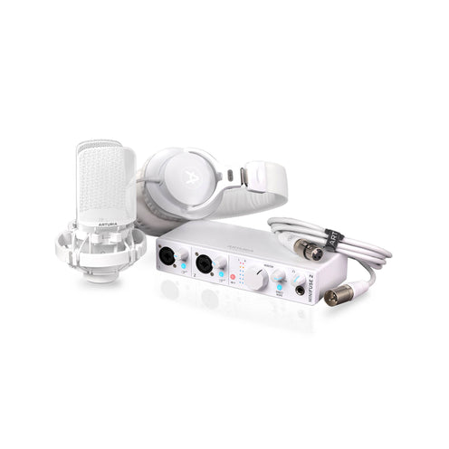 Arturia MiniFuse 2 Recording Pack, White