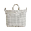 Baggu Horizontal Zip Duck Bag, Natural Grid