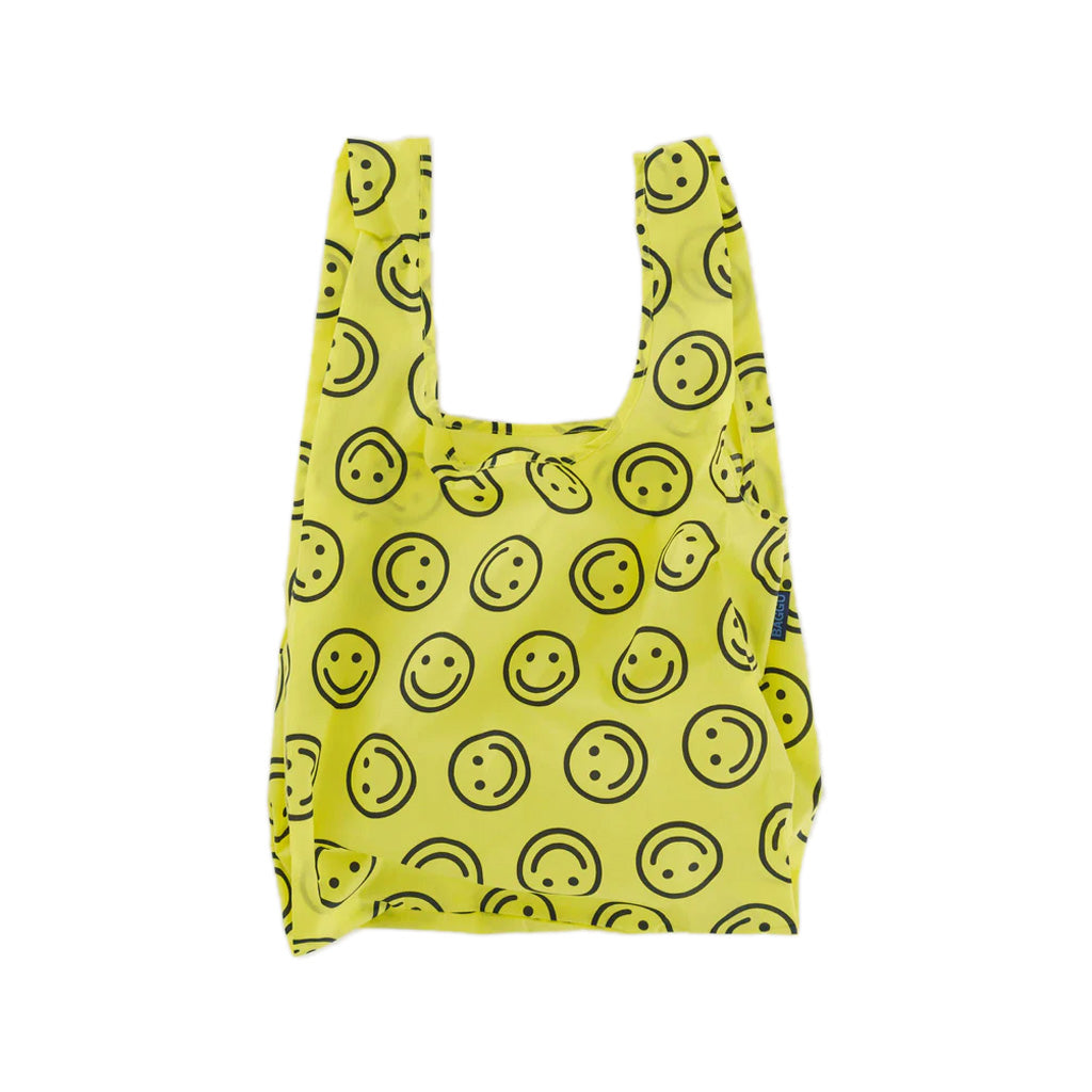 Baggu Standard Shopper Bag, Yellow Happy