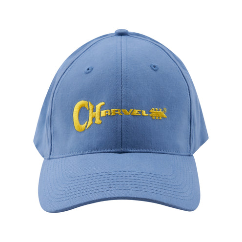 Charvel 3D Logo Hat, Blue/Yellow