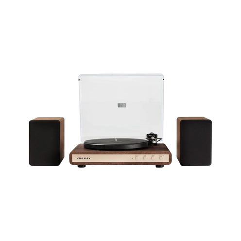 Crosley C65 Record Player w/ Speakers, Walnut