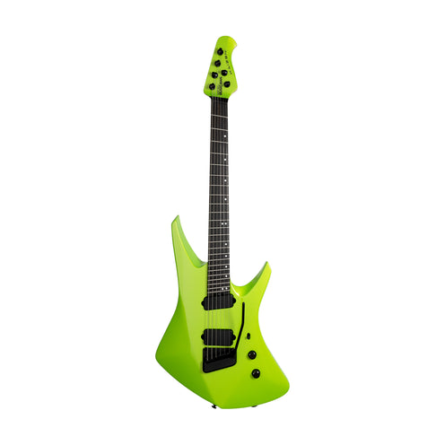 Ernie Ball Music Man Kaizen 6 Solidbody Electric Guitar, Ebony FB, Kryptonite