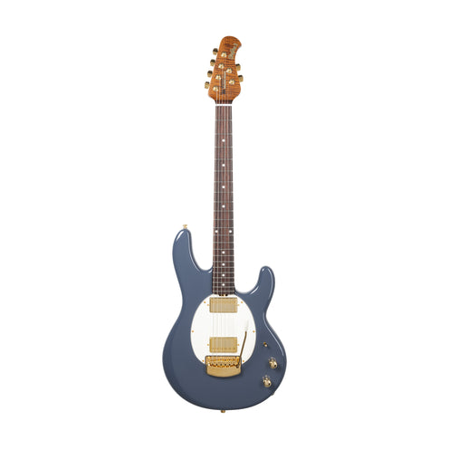 Ernie Ball Music Man StingRay II Cory Wong Series Electric Guitar, Roasted RW FB, Charcoal Blue
