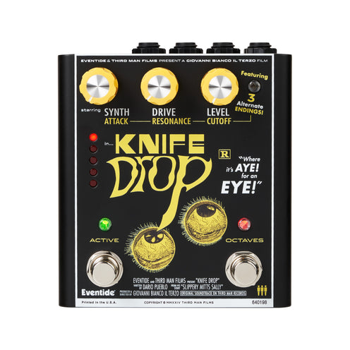 Eventide Knife Drop Fuzz Octave with Monophonic Synth Pedal