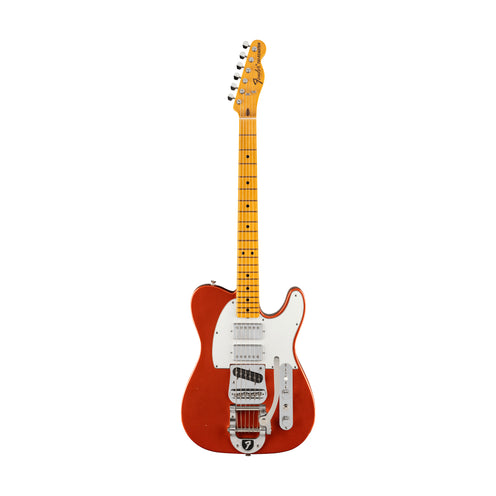 Fender Stories Collection Mike Campbell Red Dog Telecaster Electric Guitar, Maple FB, Red Dog Red