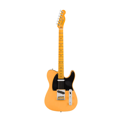 Fender American Ultra Luxe Vintage 50s Telecaster Electric Guitar, Maple FB, Butterscotch Blonde