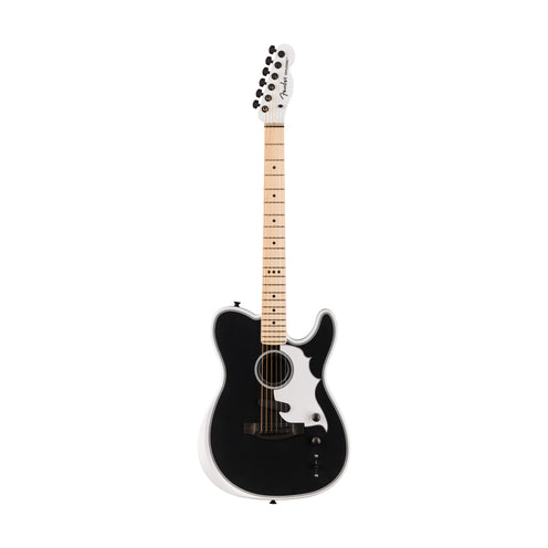 Fender Jack White Triplesonic Acoustasonic Telecaster w/Case, Maple FB, Satin Arctic White