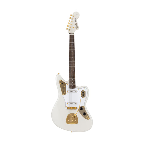 Fender Japan Traditional 2025 Collection 60s Jaguar Electric Guitar, RW FB, White Pearl