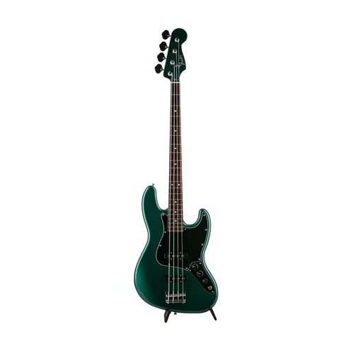 Fender FSR Collection Hybrid II Jazz Bass Guitar, RW FB, Sherwood Green Metallic