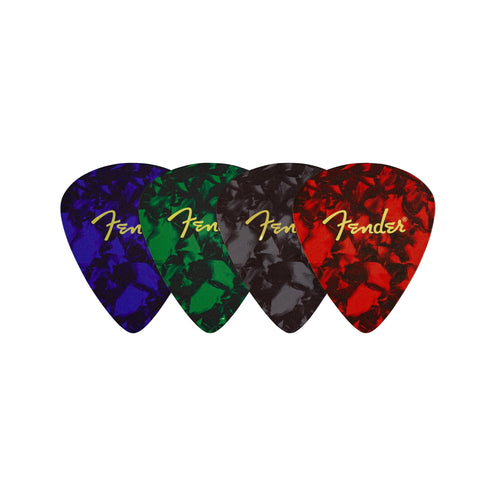 Fender Picked Shape Logo Coasters, Multi-Color, 4-Pack