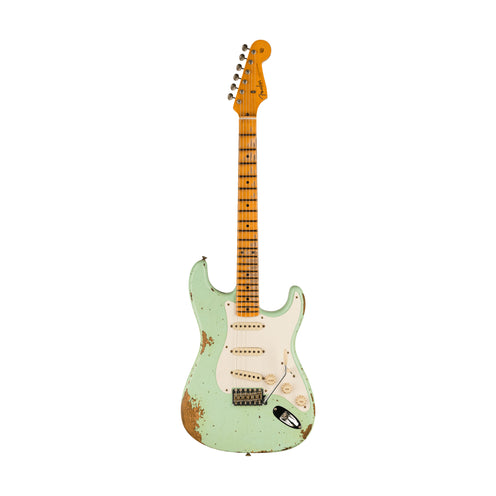 Fender Custom Shop 1957 Stratocaster Heavy Relic Guitar, Aged Surf Green