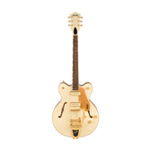 Gretsch Electromatic Pristine LTD Center Block Double-Cut Electric Guitar w/Bigsby, White Gold