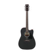 Ibanez Artwood AW247CE-WKH Acoustic Guitar, Weathered Black Open Pore