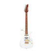 Ibanez LB1-WH Lari Basilio Signature Electric Guitar w/ Case, White