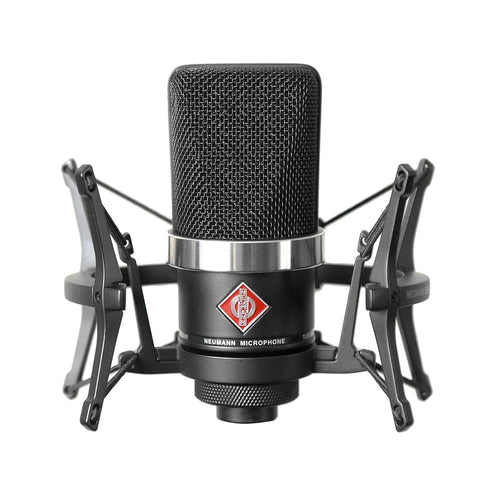 Neumann TLM 102 Large Diaphragm Condenser Microphone with Shockmount, Black