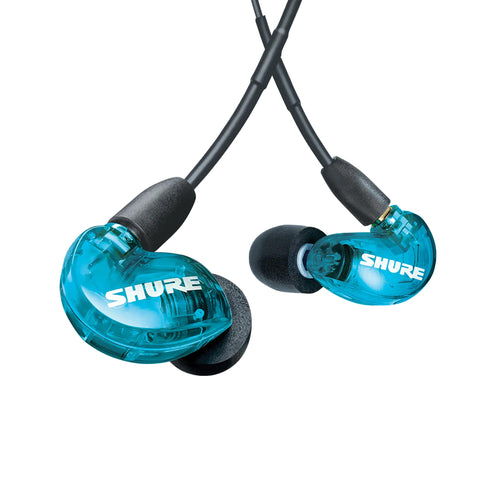 Shure SE215 Sound Isolating Earphones, Blue