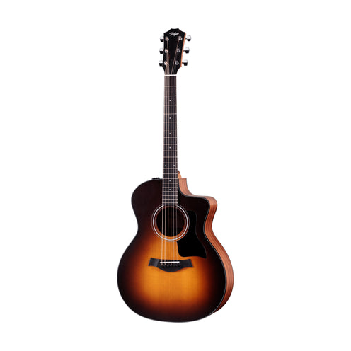 Taylor 114ce-SB Sapele/Spruce Grand Auditorium Acoustic Guitar w/Bag, Sunburst Top