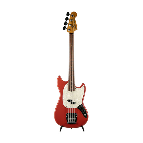 Fender Vintera 60s Mustang Bass Guitar, Pau Ferro FB, Fiesta Red, MX1913XXXX