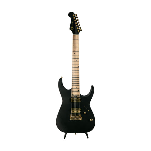 Charvel Pro-Mod Angel Vivaldi DK24 7-String Electric Guitar, Satin Black, KWC190XXXX