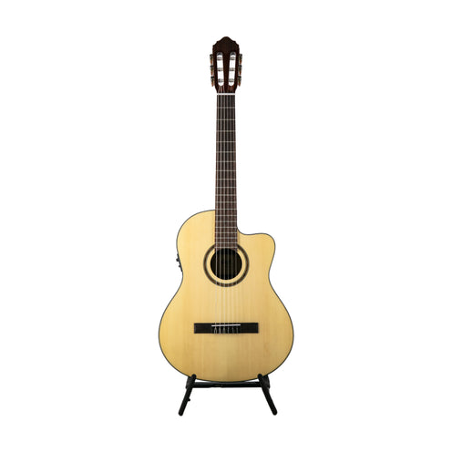 Cort AC160CFTL-NAT Classical Thinline Guitar, Natural, IA21116XXXX