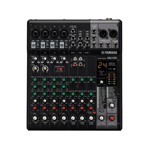 Yamaha MG10X CV 10-channel Analog Mixer With FX