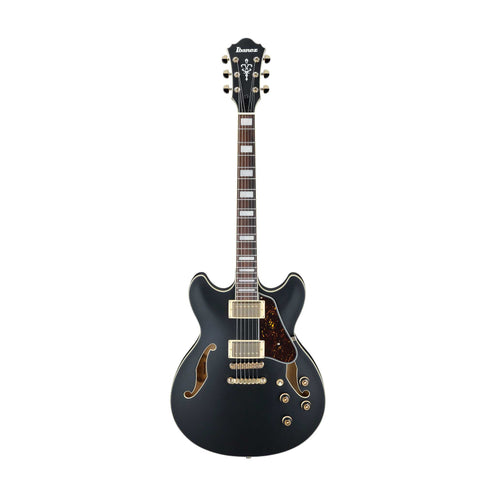 Ibanez Artcore AS73G-BKF Electric Guitar, Black Flat