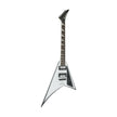 Jackson JS Series Rhoads JS32T Electric Guitar, Amaranth FB, White w/Black Bevels
