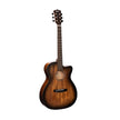 Cort Core-OC All Mahogany Acoustic Guitar w/Deluxe Soft Case, Open Pore Black Burst