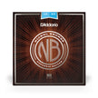 D'Addario NB1253 Nickel Bronze Acoustic Guitar Strings, Light, 12-53