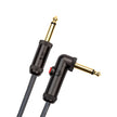 D'Addario PW-AGLRA-10 Circuit Breaker Latching Instrument Cable, Right-Angle, 10ft