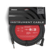D'Addario PW-AMSGRA-20 American Stage Instrument Cable, Right to Straight, 20 feet