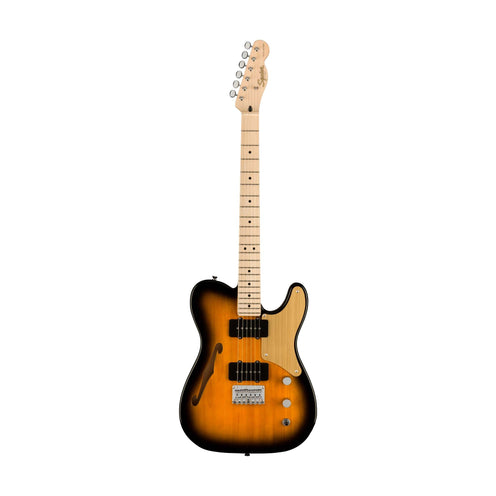 Squier Paranormal Series Cabronita Thinline Telecaster Electric Guitar, 2-Tone Sunburst