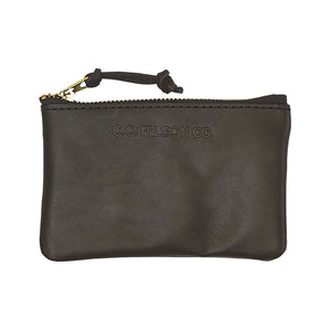 Filson Leather Pouch, Small, Moss