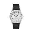 Timex Silvertone Watch, White Dial Tan