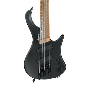 Ibanez Bass Workshop EHB1005MS-BKF Multi-Scale Electric Bass Guitar w/Gig Bag, Black Flat