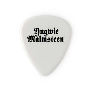 Jim Dunlop YJMP01WH Malmsteen Custom Delrin Guitar Pick, 1.5 mm, Pack of 6
