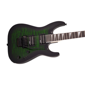 Jackson JS Series Dinky Arch Top JS32Q DKA Electric Guitar, Amaranth FB, Trans Green Burst
