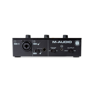 M-Audio M-Track Solo 2-in 2-out USB Audio Interface with 01 Mic Preamp