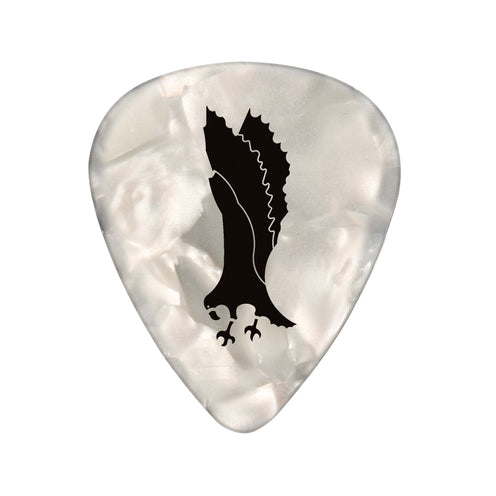 PRS Celluloid Guitar Picks, White Pearloid, Medium, Pack of 12