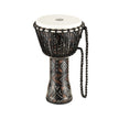 MEINL Percussion PADJ6-M-F 10inch Rope Tuned Travel Series Djembe, Synthetic Head, Kanga Sarong