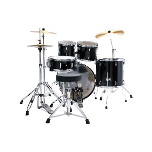 TAMA ST52H6-BNS Stagestar 5-Piece Drum Kit w/ Hardware+Throne, Black Night Sparkle