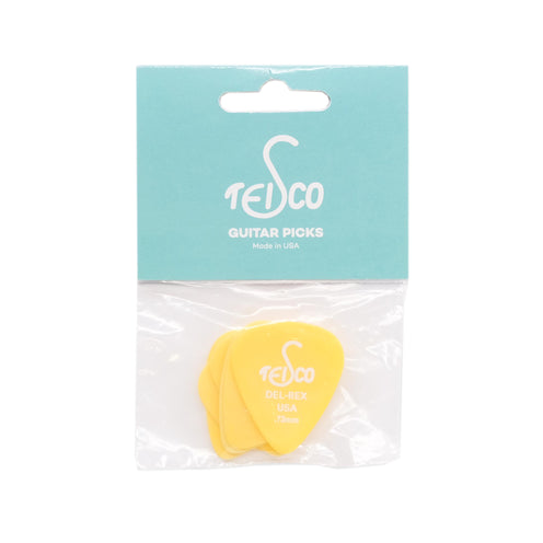 Teisco Del Rex Standard Guitar Pick, .73mm, 6-Pick Pack