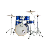 Pearl EXX725PC-717 Export EXX 5-Piece Shell Pack w/o Hardware (2218B/1208T/1309T/1616F/1455S), High Voltage Blue