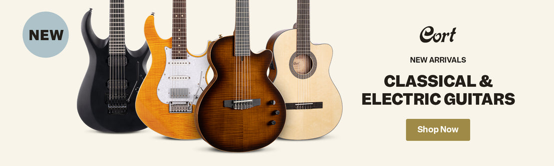 Cort Classical & Electric Guitar New Arrivals | Swee Lee Singapore