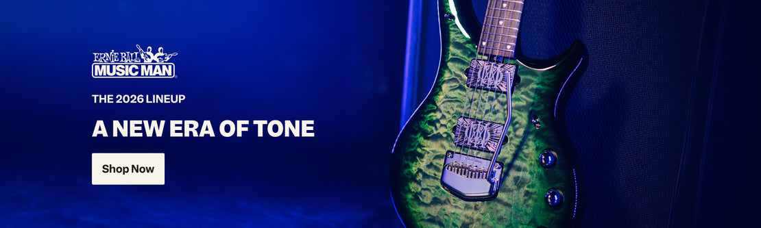 Ernie Ball Music Man 2026 Lineup | Swee Lee Singapore