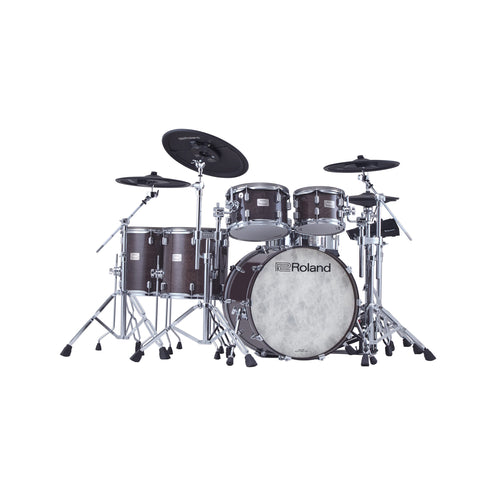 Roland VAD716 V-Drums Electronic Drum Set, Gloss Ebony