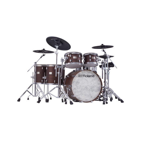 Roland VAD716 V-Drums Electronic Drum Set, Satin Walnut – Swee Lee