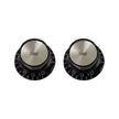 Allparts PK-3292-023 Reflector Tone Knobs, Set of 2