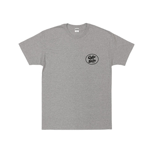 Acrylick Coffee & Beats Tee, Heather Grey